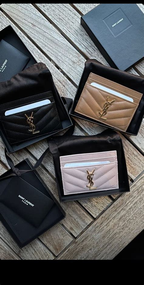 designer card holder ysl|ysl card holder used.